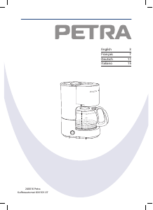 Handleiding Petra KM 501.07 Koffiezetapparaat