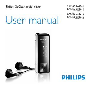 Manual Philips SA1355 GoGear Mp3 Player