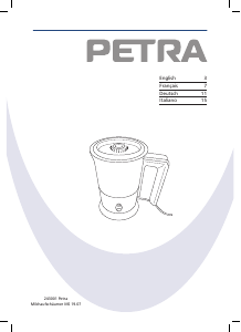 Mode d’emploi Petra MS 19.07 Fouet à lait