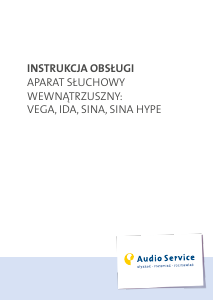 Instrukcja Audio Service Sina 12 G2 Aparat słuchowy