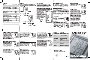 Instrukcja Atech BC-P3-PL Licznik rowerowy
