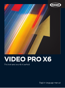 Manual Magix Video Pro X6