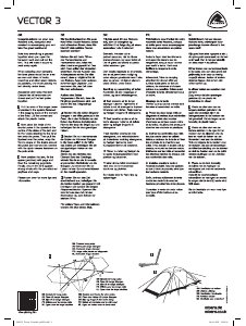 Bedienungsanleitung Robens Vector 3 Zelt