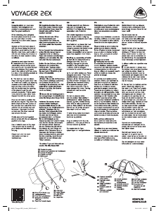 Handleiding Robens Voyager 2EX Tent