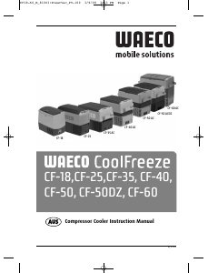 Handleiding Waeco CoolFreeze CF-18 Koelbox