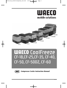 Manual Waeco CoolFreeze CF-25 Cool Box
