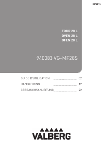 Bedienungsanleitung Valberg VG-MF28S Backofen