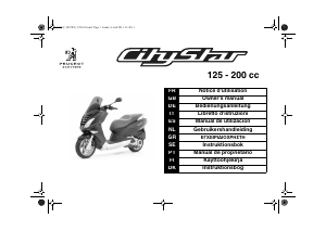 Bedienungsanleitung Peugeot Citystar 125cc Roller