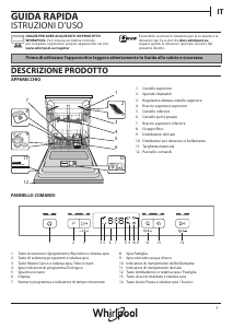 Manuale Whirlpool WBC 3B19 B Lavastoviglie