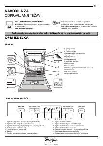 Priročnik Whirlpool WBC 3B19 B Pomivalni stroj