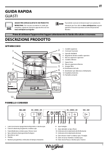 Manuale Whirlpool WBC 3C26 PF X Lavastoviglie