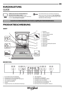 Bedienungsanleitung Whirlpool WBC 3C26 X Geschirrspüler