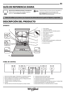 Manual de uso Whirlpool WBC 3C26 X Lavavajillas