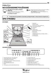 Návod Whirlpool WBO 3T323 6P X Umývačka riadu