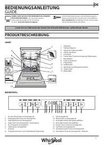 Bedienungsanleitung Whirlpool WBO 3T341 P X Geschirrspüler