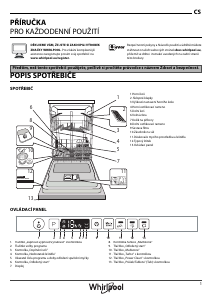 Manuál Whirlpool WCIO 3O32 PE Myčka na nádobí