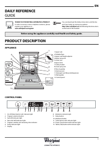 Handleiding Whirlpool WCIO 3T321 PE Vaatwasser