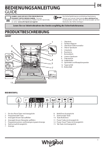 Bedienungsanleitung Whirlpool WCIO 3T321 PS E Geschirrspüler