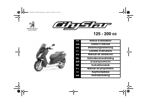 Bedienungsanleitung Peugeot Citystar 200cc Roller