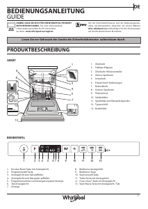 Bedienungsanleitung Whirlpool WCIO 3T341 PES Geschirrspüler