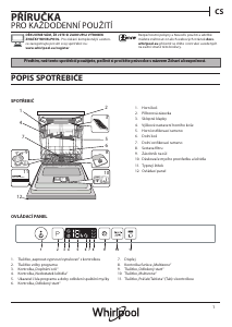 Manuál Whirlpool WEIC 3C26 F Myčka na nádobí