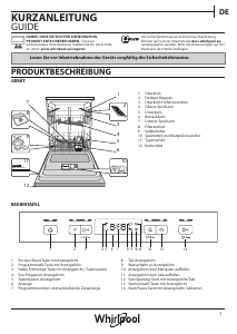 Bedienungsanleitung Whirlpool WFC 3B16 Geschirrspüler