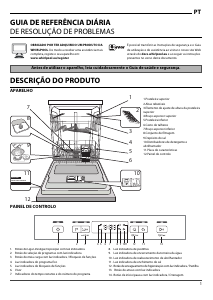 Manual Whirlpool WFC 3B19 Máquina de lavar louça