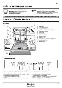 Manual de uso Whirlpool WFC 3C24 PF X Lavavajillas