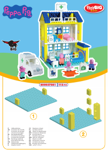 Manual de uso PlayBIG Bloxx set 800057081 Peppa Pig Hospital Peppa