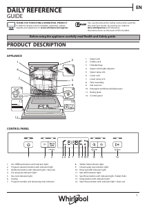 Manual Whirlpool WFC 3C25 F Dishwasher