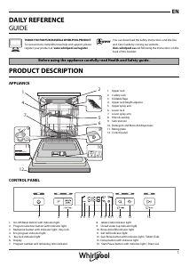 Manual Whirlpool WFC 3C25 F X Dishwasher