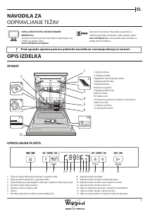 Priročnik Whirlpool WFC 3C26 Pomivalni stroj