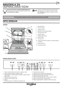 Priročnik Whirlpool WFC 3C26N F Pomivalni stroj