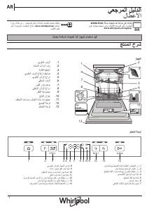 كتيب ويرلبول WFC 3C33 PF X UK غسالة صحون