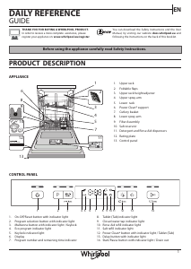 Manual Whirlpool WFC 3C42 P X Dishwasher