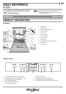 Manual Whirlpool WFE 2B19 IS Dishwasher