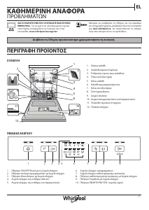 Εγχειρίδιο Whirlpool WFE 2B19 UK N Πλυντήριο πιάτων