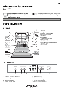 Manuál Whirlpool WFE 2B19 X Myčka na nádobí