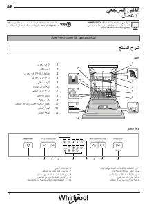كتيب ويرلبول WFE 2B19 X UK N غسالة صحون