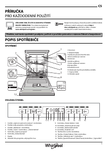 Manuál Whirlpool WFO 3C23 6 X Myčka na nádobí