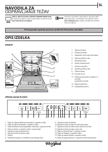 Priročnik Whirlpool WFO 3O32 N P X Pomivalni stroj