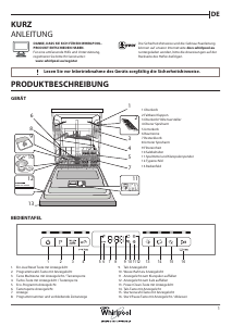 Bedienungsanleitung Whirlpool WFO 3O33 D X Geschirrspüler
