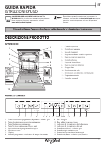 Manuale Whirlpool WFO 3O41 PL X Lavastoviglie