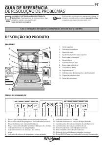 Manual Whirlpool WFO 3O41 PL X Máquina de lavar louça