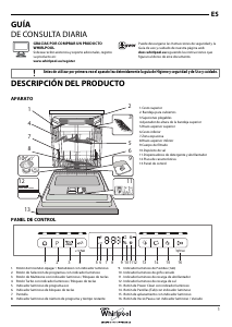 Manual de uso Whirlpool WFO 3P23 PL X Lavavajillas