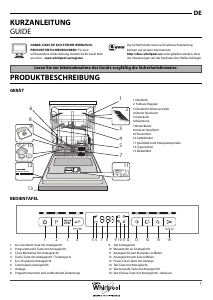 Bedienungsanleitung Whirlpool WFO 3T123 6P X Geschirrspüler