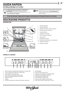 Manuale Whirlpool WFO 3T132 X Lavastoviglie