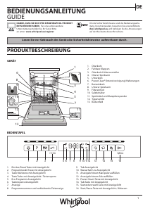 Bedienungsanleitung Whirlpool WFO 3T133 P 6.5 X Geschirrspüler