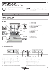 Priročnik Whirlpool WFO 3T142 X Pomivalni stroj