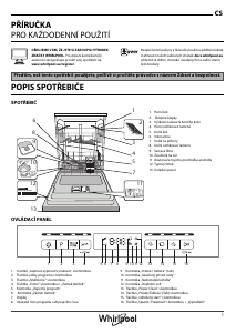 Manuál Whirlpool WFO 3T222 PG X Myčka na nádobí